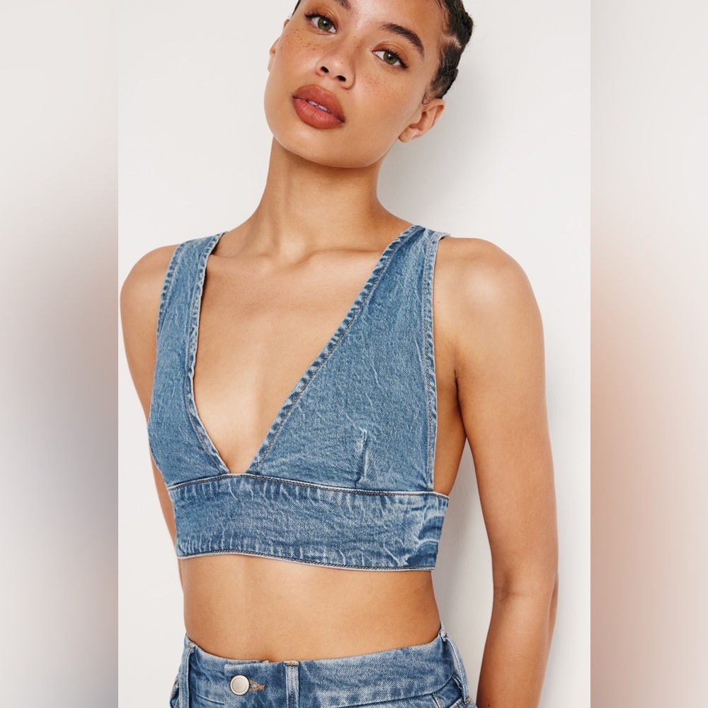 Good American Denim Bra Top